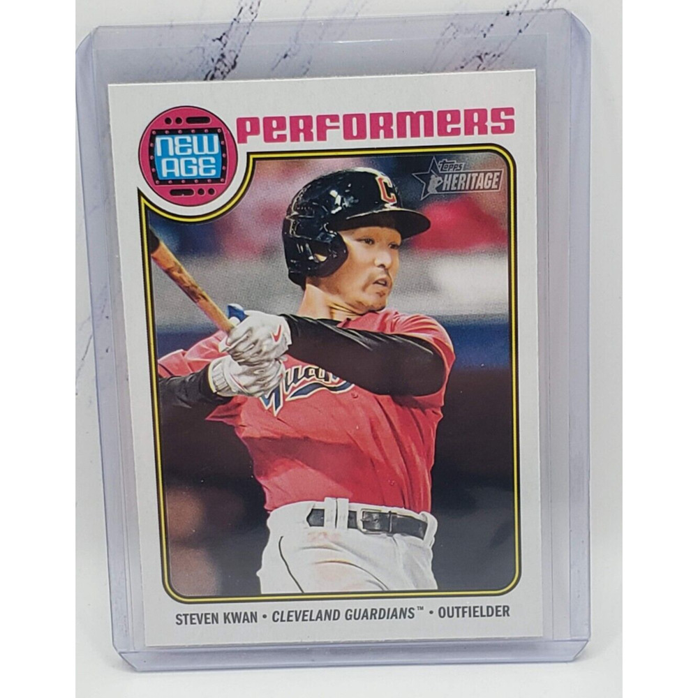 2023 Topps Heritage Steven Kwan New Age Performers NA-24 Guardians
